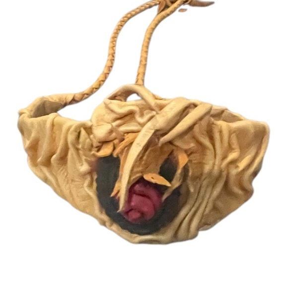 Embellished Tan Custom Leather Headband - Picture 5 of 8